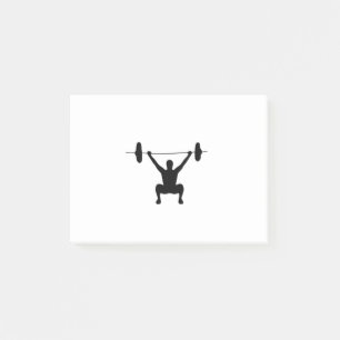 Gewichtsannahme Post-it Klebezettel