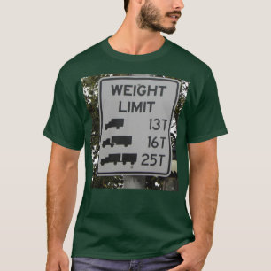 Gewichtsbegrenzung T-Shirt