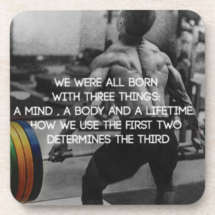 "Gewichtsheben" Workout-Motivierend Untersetzer