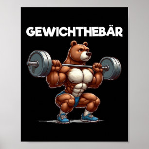 Gewichtshilfebar Poster