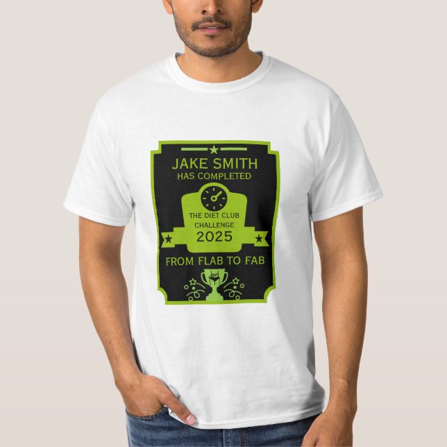 Gewichtsverlust - Begrüßung T-Shirt (Vorderseite)