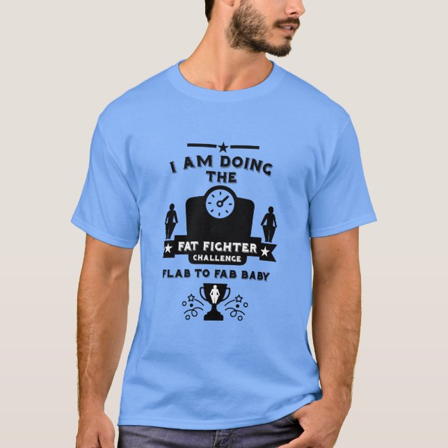 Gewichtsverlust - Begrüßung T-Shirt (Vorderseite)