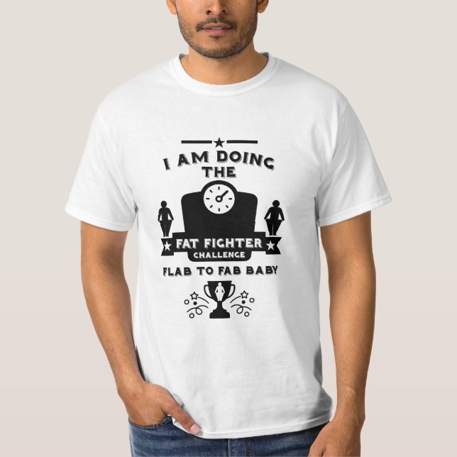 Gewichtsverlust - Begrüßung T-Shirt (Vorderseite)