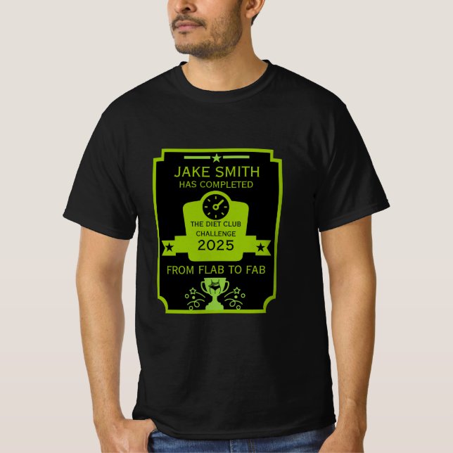Gewichtsverlust - Begrüßung T-Shirt (Vorderseite)