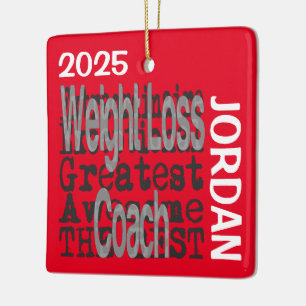 Gewichtsverlust Coach Extraordinaire CUSTOM Keramikornament