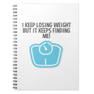 Gewichtsverlust Diät verlorenes Gewicht Behalte mi Notizblock