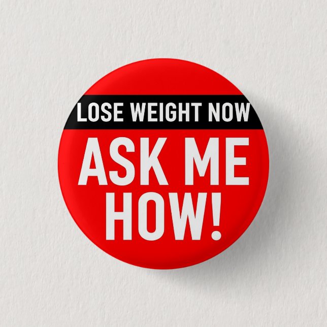 Gewichtsverlust Frag jetzt wie Button (Vorderseite)