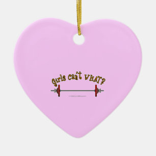 Gewichtszunahme - Barbell Keramikornament