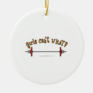 Gewichtszunahme - Barbell Keramikornament