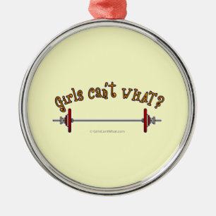 Gewichtszunahme - Barbell Ornament Aus Metall