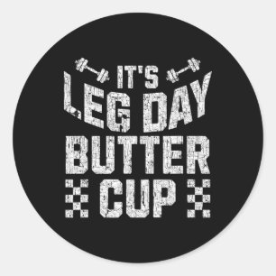Gewichtszunahme Bodybuilding Gym Motivation Es ist Runder Aufkleber