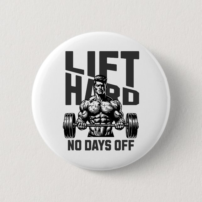 Gewichtszunahme Bodybuilding Gym Motivation Sprich Button (Vorderseite)
