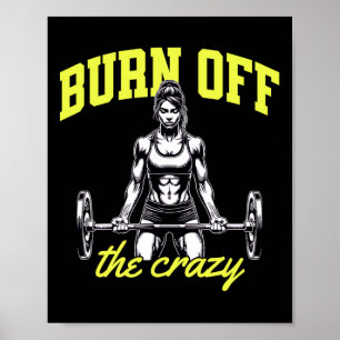 Gewichtszunahme Bodybuilding Muskeln Trainer Spric Poster