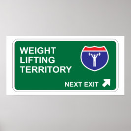 Gewichtszunahme nächster Ausgang Poster