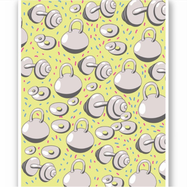 Gewichtungsmuster Aufkleber (Vorderseite)