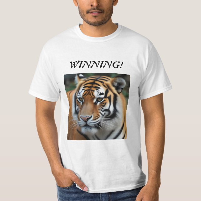 Gewinn! Tiger T-Shirt (Vorderseite)