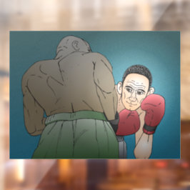 Gewinne oder Verlust Fensteraufkleber