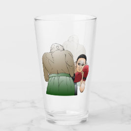 Gewinne oder Verlust Glas