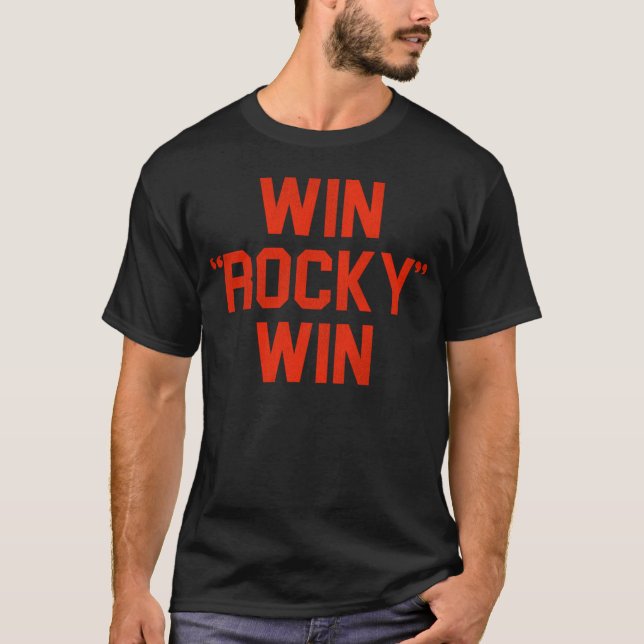 Gewinne Rocky Gewinnen T-Shirt (Vorderseite)