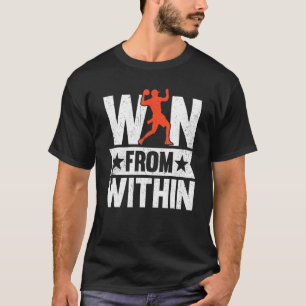 Gewinne von innen Amerikanischer Flag Football Spi T-Shirt