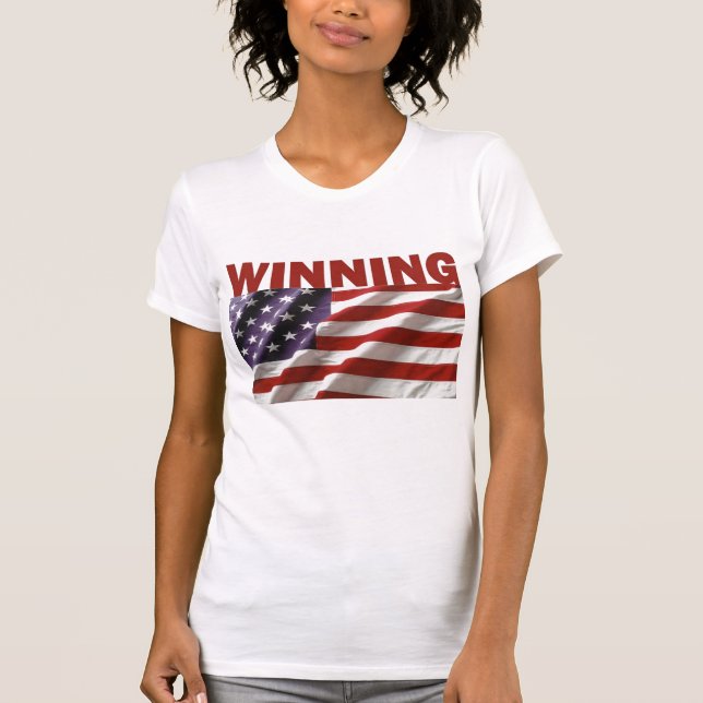 Gewinnen - das USA T-Shirt (Vorderseite)