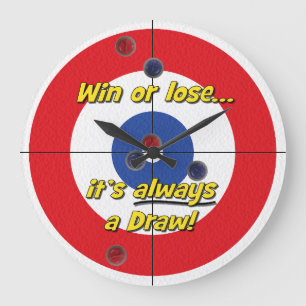 "Gewinnen oder verlieren..." Curlers Uhr - (rot)