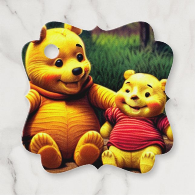 Gewinnen Sie den Pooh 6. Geschenkanhänger (Vorderseite)
