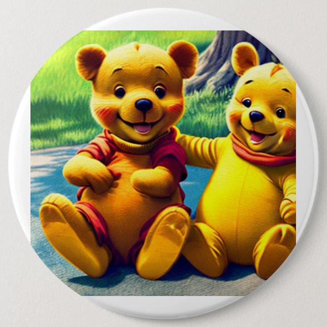 Gewinnen Sie den Pooh 8. Button (Vorderseite)