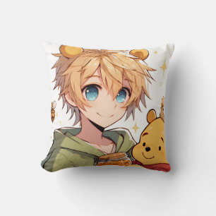 Gewinnen Sie den Pooh Anime Typ V10 Throw Kissen