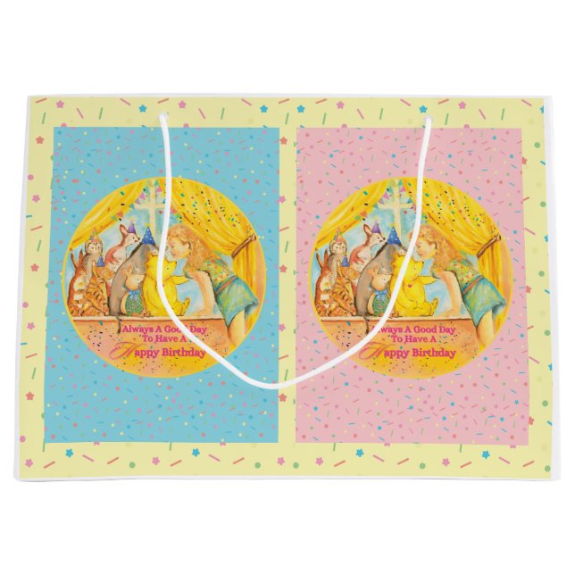 Gewinnen Sie die große Geschenktasche - Mädchen Große Geschenktüte (Vorderseite)