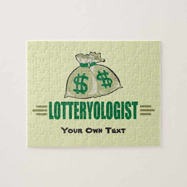 Gewinnen Sie die Lotterie! Funny Lottery Player Puzzle (Horizontal)