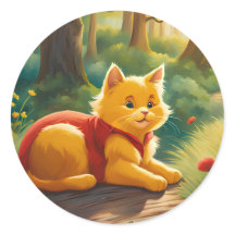 Gewinnen Sie die Pooh Cat V1 Sticker