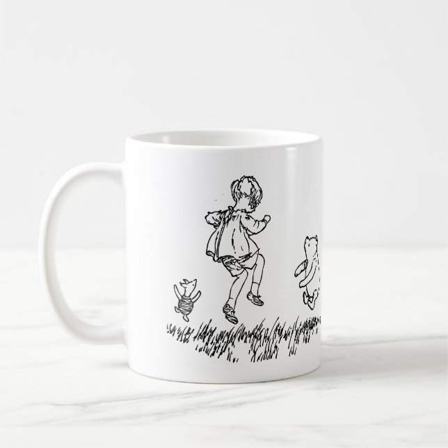 Gewinnen Sie die Pooh-Practice-Sprünge Kaffeetasse (Links)