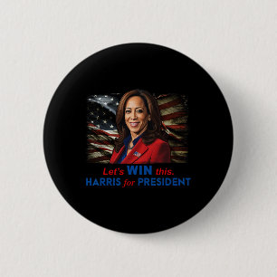 Gewinnen Sie dieses Harris für Präsident Kamala Ha Button