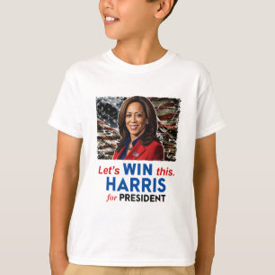 Gewinnen Sie dieses Harris für Präsident Kamala Ha T-Shirt