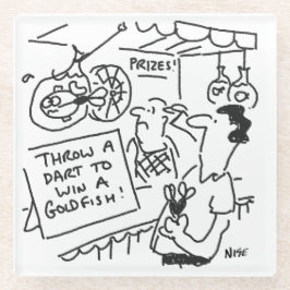 Gewinnen Sie einen Goldfish Fairground Darts Compe Glasuntersetzer
