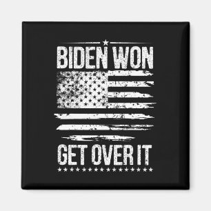 Gewinnen Sie sich über die Usa Flag Funny Biden Ha Magnet