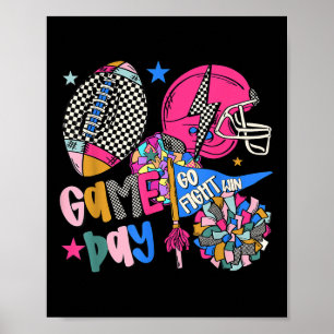 Gewinnen Sie Touchdown American Football Game Day Poster
