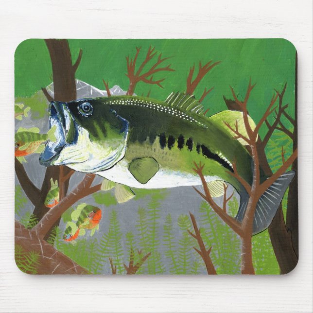 Gewinnende Grafik durch B. König, Grad 7 Mousepad (Vorne)