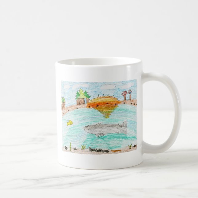 Gewinnende Grafik durch C. Rousseau, Grad 4 Kaffeetasse (Rechts)