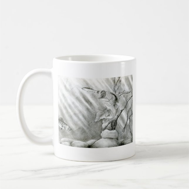 Gewinnende Kunst durch A. Steiger - Grad 10 Kaffeetasse (Links)