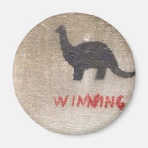 Gewinnender Dinosaurier Magnet