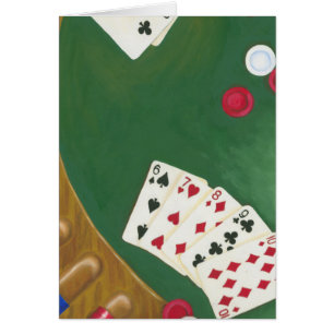 Gewinnender Poker übergibt sechs bis zehn