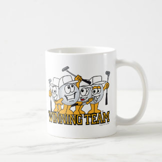 Gewinnendes Golf-Team in der Jagd Tasse