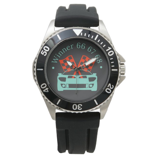 Gewinner 66 67 68 Le Mans Tribute Design Uhr (Vorderseite)