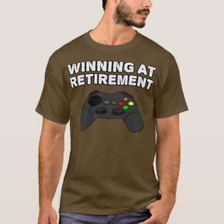 Gewinner bei der Rente Video Gaming Remüde Gamer T-Shirt