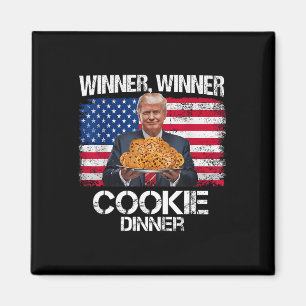 Gewinner Cookie Dinner Funny Trump 2024 47. Magnet