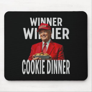 Gewinner Cookie Dinner Funny Trump 2024 47. Mousepad