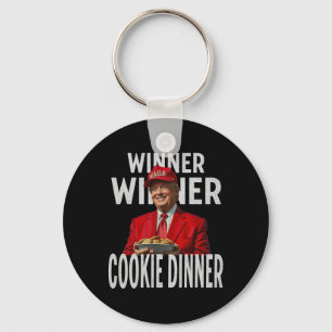 Gewinner Cookie Dinner Funny Trump 2024 47. Schlüsselanhänger