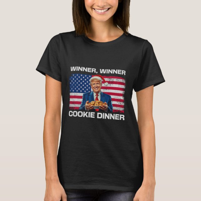 Gewinner Cookie Dinner Funny Trump 2024 47. T-Shirt (Vorderseite)